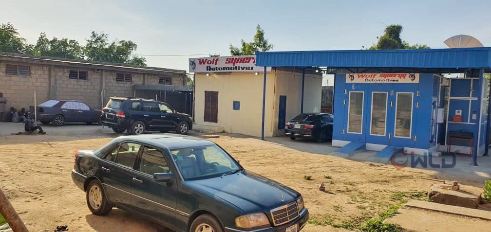 car painting baking oven in Nigeria