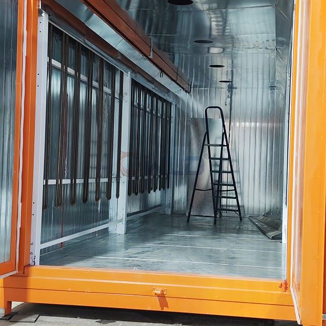 Manual Powder Coating Spray Booth And Curing Oven With Conveyor System best
