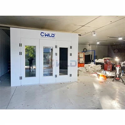 L-Awstralja Standard Downdraft Spray Booth Mingħajr Basement Installat F'Sydney