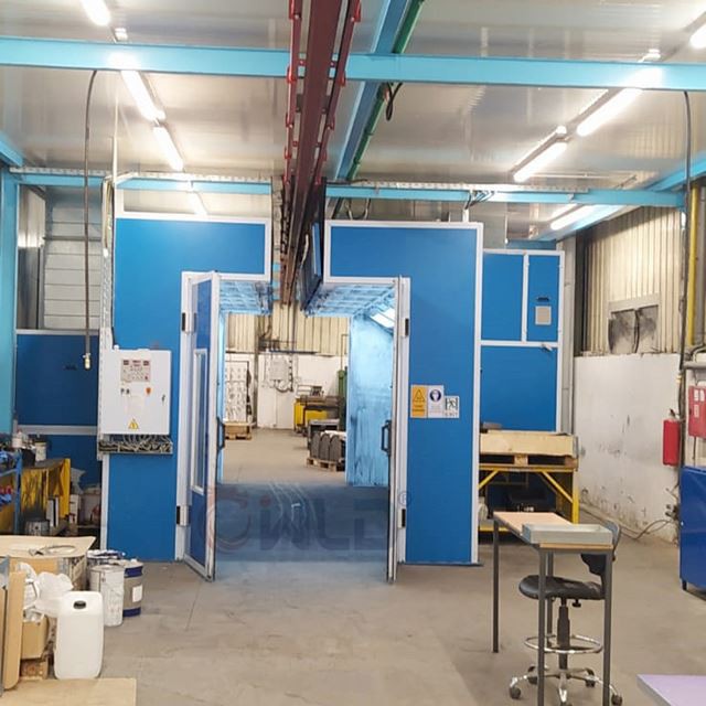 Spray Paint Booth B'Slot Saqaf Fil-Belġju