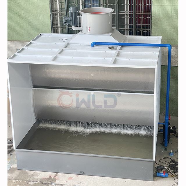 Ċina Għamara Ilma Purtieri Spray Booth Għall-Bejgħ